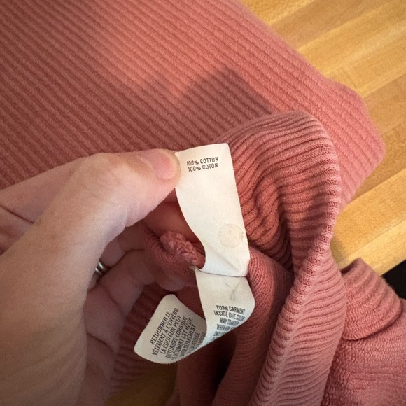 Aerie Pink Ribbed Hoodie and Jogger Set - Picture 5 of 9